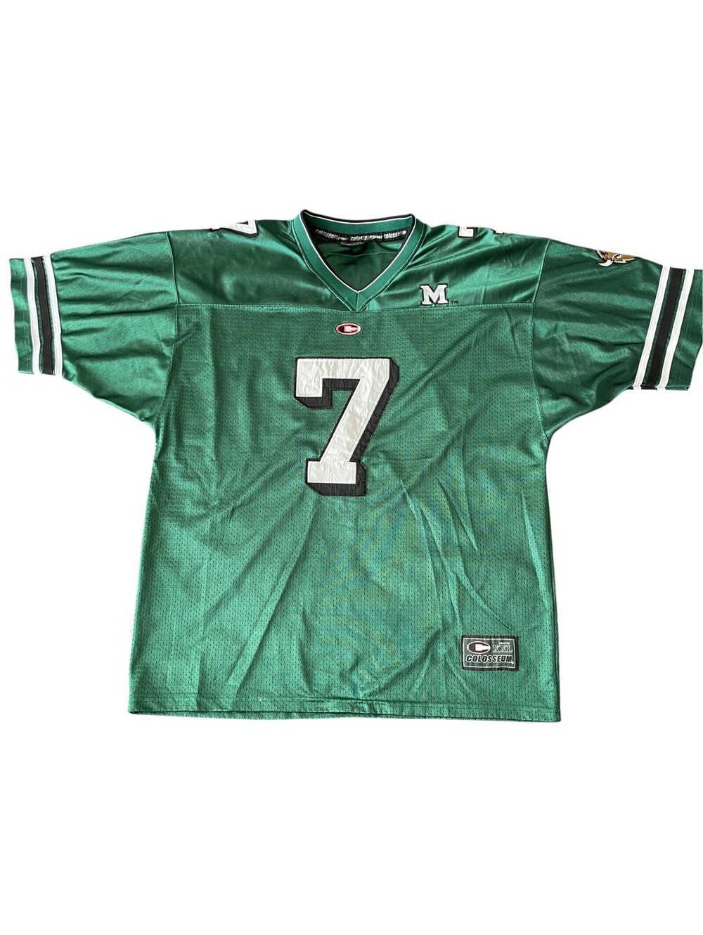 Vintage Y2K NCAA Marshall College Football Jersey Green Mens L